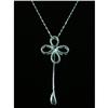 Image 1 : 4-Leaf Clover Necklace Sterling Silver Pendant #1703501