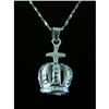 Image 1 : Crown Royalty Sterling Silver Pendant #1703605