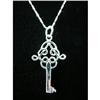 Image 1 : Skeleton Key Necklace Sterlin Silver Pendant #1703650