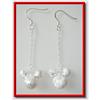 Image 1 : Mickey Mouse Dangle Sterling Silver Earrings #1703800