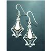 Image 1 : Mother of Pearl Dangle Sterling Silver Earrings#1703836