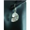 Image 1 : MOP Pearl Sea Shell Sterling Silver Earrings #1703840