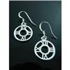 Image 1 : Roman Numerals Sterling Silver Earrings #1703857