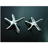 Image 1 : Abstract Starfish Sterling Silver Earrings #1703882