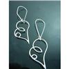 Image 1 : Designer Heart Sterling Silver Earrings #1703885