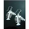 Image 1 : Designer Fish Sterling Silver Earrings #1703889