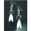 Image 1 : Designer Style Dangle Sterling Silver Earrings #1703907