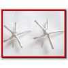 Image 1 : Abstract Starfish Sterling Silver Earrings #1703908