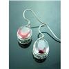 Image 1 : Thai Garnet Dangle Sterling Silver Earrings #1703954