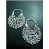 Image 1 : Filigree Hoop Sterling Silver Earrings #1703963