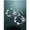 Image 1 : Butterfly Hoop Sterling Silver Earrings #1703974