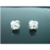 Image 1 : Flower Stud Sterling Silver Earrings #1704020
