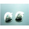 Image 1 : Designer Leaf Solid Sterling Silver Earrlings #1704033