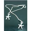 Image 1 : Starfish Threader Sterling Silver Earrings #1704071