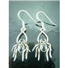 Image 1 : Black Onyx Spider Sterling Silver Earrings #1704261