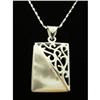 Image 1 : Designer MOP 925 Sterling Silver Pendant #1704319