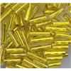 Image 1 : 5000+ VINT YELLOW SILVER LINED GLASS BEADS #1704434