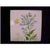 Image 1 : Vintage German Hand Painted Ceramic Tile #1704677