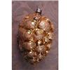 Image 1 : GRAPE Christmas ORNAMENT GOLD+Sparkles VINTAGE #1705184