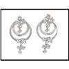 Image 1 : FRENCH DESIGNERS DANGLE DIAMOND EARRINGS(was #1705264