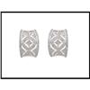 Image 1 : VINTAGE WHITE GOLD DIAMOND EARRINGS(was $1800) #1705272