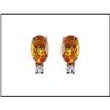 Image 1 : CITRINE DIAMOND EARRINGS (WERE $150.00) #1705288