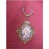 Image 1 : BEAUTIFUL VICTORIAN CAMEO NECKLACE #1705460