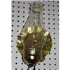 Sconce Oil Lamp Clear Chimney Reflector PAIR #1705793