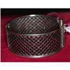 Image 1 : Designer Sterling Silver Bracelet Mesh Bangle #1705953