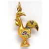Image 1 : 18Kt gold Rooster charm #1705993