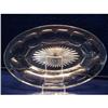 Image 1 : Heisey Crystal Platter #1705998