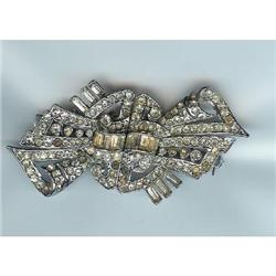 Estate Jewelry Rhinestone DuetPin #1706307