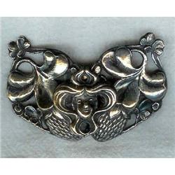 Art Nouveau Buckle Silver Plate c1880 #1706375