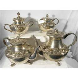 Tea Service Brazil? 4 pieces. Fruit Deco. #1706389
