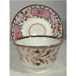 Lustre Cup & Saucer. No Handle.c 1850 #1706391