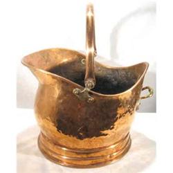 Coal Scuttle English Copper c1900 #1706393
