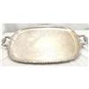 Image 1 : Tray. Heavy silver plate. Chased #1706411