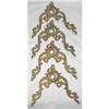 Image 1 : Corners. Four. Large. Brass. c1900 #1706483