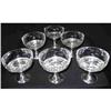Image 1 : Dessert Dishes Sterling & Etched glass C1930 #1706489