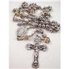 Image 1 : Vintage MALCO Italy STERLING Catholic ROSARY #1706592