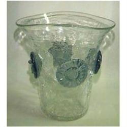 Crackle Glass Rossette Vase #1706628