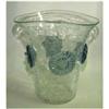 Image 1 : Crackle Glass Rossette Vase #1706628