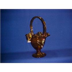 Fenton Art Glass Wheatberry on Antumn Gold  #1706703