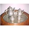 Image 1 : 5 Pc. Coffee/Tea Set--Pewter #1706771