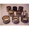 Image 1 : Napkin Rings, 7 silver plate ,1 wooden,1shell #1706794