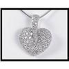 Image 1 : 93 DIAMOND HEART PENDANT WAS $1500 #1720664