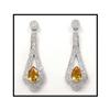 Image 1 : 18K WHITE GOLD DANGLE EARRINGS DIAMONDS #1720677
