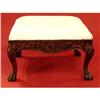 Image 1 : ALM 222 Large Square Ottoman Chippendale Style #1721190