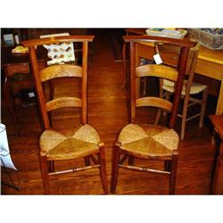 Pair of French prayer chairs, late 1800's #1721241