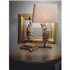 Image 1 : Pair 18th C. Italian Floral Garland LAMPS- #1721318